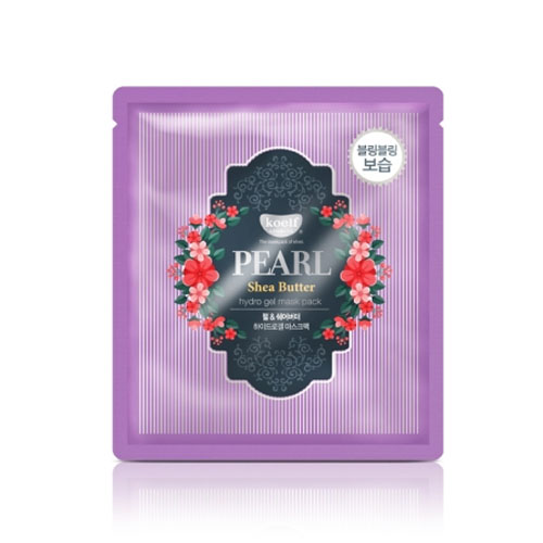 Маска для лица гидрогелевая с маслом ши и жемчужной пудрой